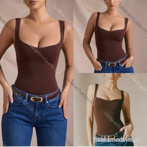 Tílko na ramínka dámské (XS/S/M ONE SIZE) ITALSKÁ MÓDA IMM25M40968
