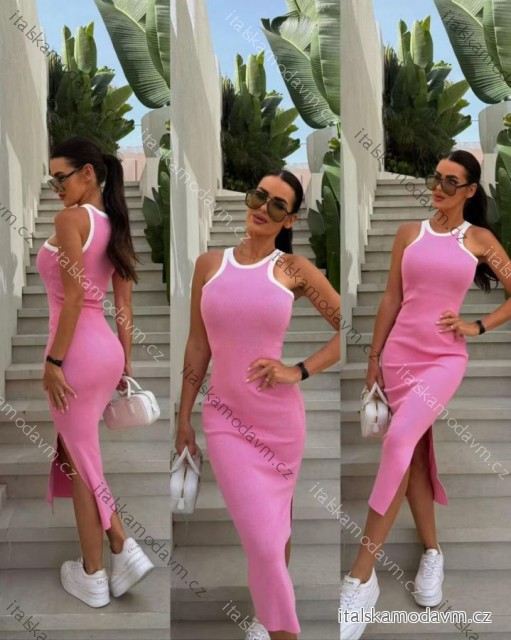Šaty sportovní bez rukávu dámské (XS/S/M ONE SIZE) ITALSKÁ MÓDA IMM25M10703