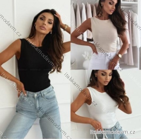 Tričko bez rukávu dámske (XS/S/M ONE SIZE) TALIANSKA MÓDA IMM25M41192