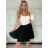 Body na ramínka dámské (S/M ONE SIZE) ITALSKá MODA IM325PINOT/DU -   biela -   S / M