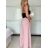 Nohavice elegantné s opaskom dámske (S/M/L ONE SIZE) TALIANSKA MÓDA IMD25006