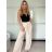 Nohavice dlhé letné dámske (S/M/L ONE SIZE) TALIANSKA MÓDA IMWCH25SILA/DU