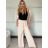 Nohavice dlhé letné dámske (S/M/L ONE SIZE) TALIANSKA MÓDA IMWCH25SILA/DU