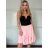 Sukně krátká dámská SILVA (XS/S/M ONE SIZE) ITALSKÁ MÓDA IMWHP25322/DU -   tmavě růžová -   S/M