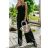 Overal dlouhý elegantní žabičkovaný carmen bez rukávu dámský (S/M/L ONE SIZE) ITALSKÁ MÓDA IM425322