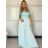 Šaty letné krátky rukáv dámske (S/M/L ONE SIZE) TALIANSKA MÓDA IMSM25013/DU -   béžová -   S/M/L