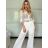 Nohavice dlhé letné dámske LUCE (S/M/L ONE SIZE) TALIANSKA MÓDA IM725106