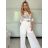 Nohavice dlhé letné dámske LUCE (S/M/L ONE SIZE) TALIANSKA MÓDA IM725106