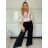 Nohavice dlhé letné dámske LUCE (S/M/L ONE SIZE) TALIANSKA MÓDA IM725106