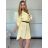 Šaty košeľové 3/4 krátky rukáv dámske (S/M/L ONE SIZE) TALIANSKA MODA IMSP25LAGO