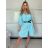 Šaty košeľové 3/4 krátky rukáv dámske (S/M/L ONE SIZE) TALIANSKA MODA IMSP25LAGO