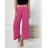 Nohavice letné dlhé voľné s opaskom dámske (S/M/L ONE SIZE) TALIANSKA MÓDA IMPLI256388