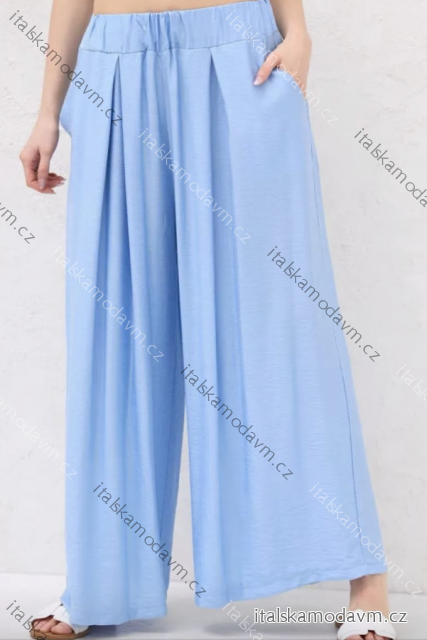 Nohavice letné dlhé oversize dámska (S/M/L ONE SIZE) TALIANSKA MÓDA IMPLI257320