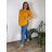Tunika/tričko krátký rukáv dámské nadrozměr (XL/2XL ONE SIZE) ITALSKÁ MÓDA IM722006