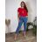 Kalhoty rifle dlouhé dámské MOM (38-48) TP JEANS TPJ25D5118/DUR modrá 38