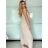 Overal dlouhý elegantní letní bez rukávu dámský (S/M/L ONE SIZE) ITALSKÁ MÓDA IMWAD25555