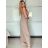 Overal dlouhý elegantní letní bez rukávu dámský VANESA (S/M/L ONE SIZE) ITALSKÁ MÓDA IMWAD25555/DU -   Černá -   S/M/L