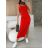 Šaty voľnočasové letné na ramienka dámske (XS/S/M ONE SIZE) TALIANSKA MÓDA IMD25097/DUR čierna XS/S/M