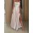 Šaty dlhé letné elegantné na ramienka dámske (XS/S/M ONE SIZE) TALIANSKA MÓDA IMWCP259452