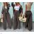 Súprava elegantnej košele dlhý rukáv a nohavice dlhé dámske (S/M/L ONE SIZE) TALIANSKA MÓDA IMWGB25954