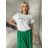 Tričko oversize krátky rukáv dámske PROSECCO (S/M/L ONE SIZE) TALIANSKA MÓDA IMD23807