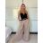 Nohavice elegantné s opaskom dámske (S/M/L ONE SIZE) TALIANSKA MóDA IMSM25DEVONE