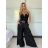 Nohavice elegantné s opaskom dámske (S/M/L ONE SIZE) TALIANSKA MóDA IMSM25DEVONE