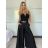 Nohavice elegantné s opaskom dámske (S/M/L ONE SIZE) TALIANSKA MóDA IMSM25DEVONE