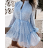 Šaty elegantní krajkové dlouhý rukáv dámské (S/M/L ONE SIZE) ITALSKÁ MÓDA IMPOC236214
