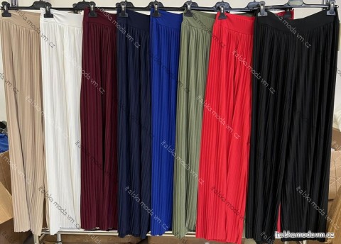 Nohavice dlhé letné dámske (S/M/L ONE SIZE) TALIANSKA MÓDA IMM23M7055