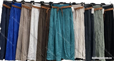 Sukňa dlhá s opaskom dámska (S/M/L ONE SIZE) TALIANSKA MÓDA IMC25274