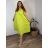 Šaty krátky rukáv dámske nadrozmer JULIE (48/50/52 ONE SIZE) TALIANSKA MÓDA IMSM25JULIE/DU -   ružová staroružová -