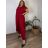 Komplet elegantní krátký rukáv dámské nadrozměr (50/52/54 ONE SIZE) ITALSKÁ MÓDA IM425311