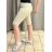 Kraťasy strečové šortky dámske (S/M ONE SIZE) TALIANSKA MÓDA IMC24209/DU -   zelená khaki -   S / M