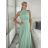 Šaty společenské elegantní třpytivé bez rukávu dámské (S/M/L ONE SIZE) ITALSKÁ MÓDA IMPSH2520037/DR S/M/L červená
