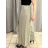 Kalhoty mušelínové letní oversize dámské nadrozměr LUCY (46/48/50 ONE SIZE) ITALSKÁ MÓDA IM425312/DUR khaki 46/48/50