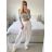 Nohavice aladinky harémky dlhé dámske (M/L ONE SIZE) TALIANSKA MÓDA IMD22212/DUR černá