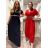 Šaty dlhé elegantné letné s opaskom krátky rukáv dámske Luka (M/L/XL ONE SIZE) TALIANSKA MÓDA IMD25084