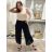 Kalhoty harémky aladinky letní dlouhé dámské JASMINA (S/M/L ONE SIZE) ITALSKÁ MÓDA IM424438