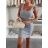 Šaty krátké letní na ramínka dámské (S/M/L ONE SIZE) ITALSKÁ MÓDA IMD25140