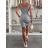 Šaty krátké letní na ramínka dámské (S/M/L ONE SIZE) ITALSKÁ MÓDA IMD25140