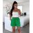 Kraťasy šortky mušelín dámske HANNAH  (S/M/L ONE SIZE) TALIANSKA MÓDA IMD25143