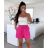 Kraťasy šortky mušelín dámske HANNAH  (S/M/L ONE SIZE) TALIANSKA MÓDA IMD25143