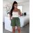 Kraťasy šortky mušelín dámske HANNAH  (S/M/L ONE SIZE) TALIANSKA MÓDA IMD25143
