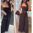 Overal dlhý elegantný mušelín carmen cez prsia dámsky (S/M/L ONE SIZE) TALIANSKA MÓDA IMWCL251045