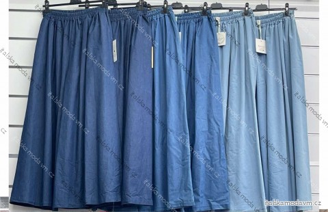 Nohavice dlhé letné riflové dámske (S/M/L ONE SIZE) TALIANSKA MÓDA IMWCL251060