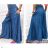 Nohavice dlhé letné riflové dámske (S/M/L ONE SIZE) TALIANSKA MÓDA IMWCL251062