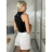 Top croptop trblietavý na ramienka dámske BEATA (S/M/L ONE SIZE) TALIANSKA MÓDA IMPSH246528