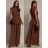 Súprava elegantný top bez rukávov a nohavice dlhé dámske (XS/S/M ONE SIZE) TALIANSKA MÓDA IMWGB25955