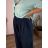 Kalhoty mušelínové letní oversize dámské nadrozměr LUCY (46/48/50 ONE SIZE) ITALSKÁ MÓDA IM425312/DUR khaki 46/48/50